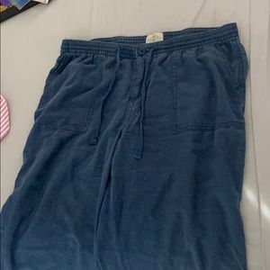 Cow bell linen pants